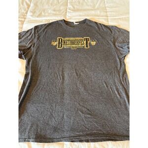 Biketoberfest 2014 Daytona Beach Florida Graphic T-Shirt Charcoal Gray XL